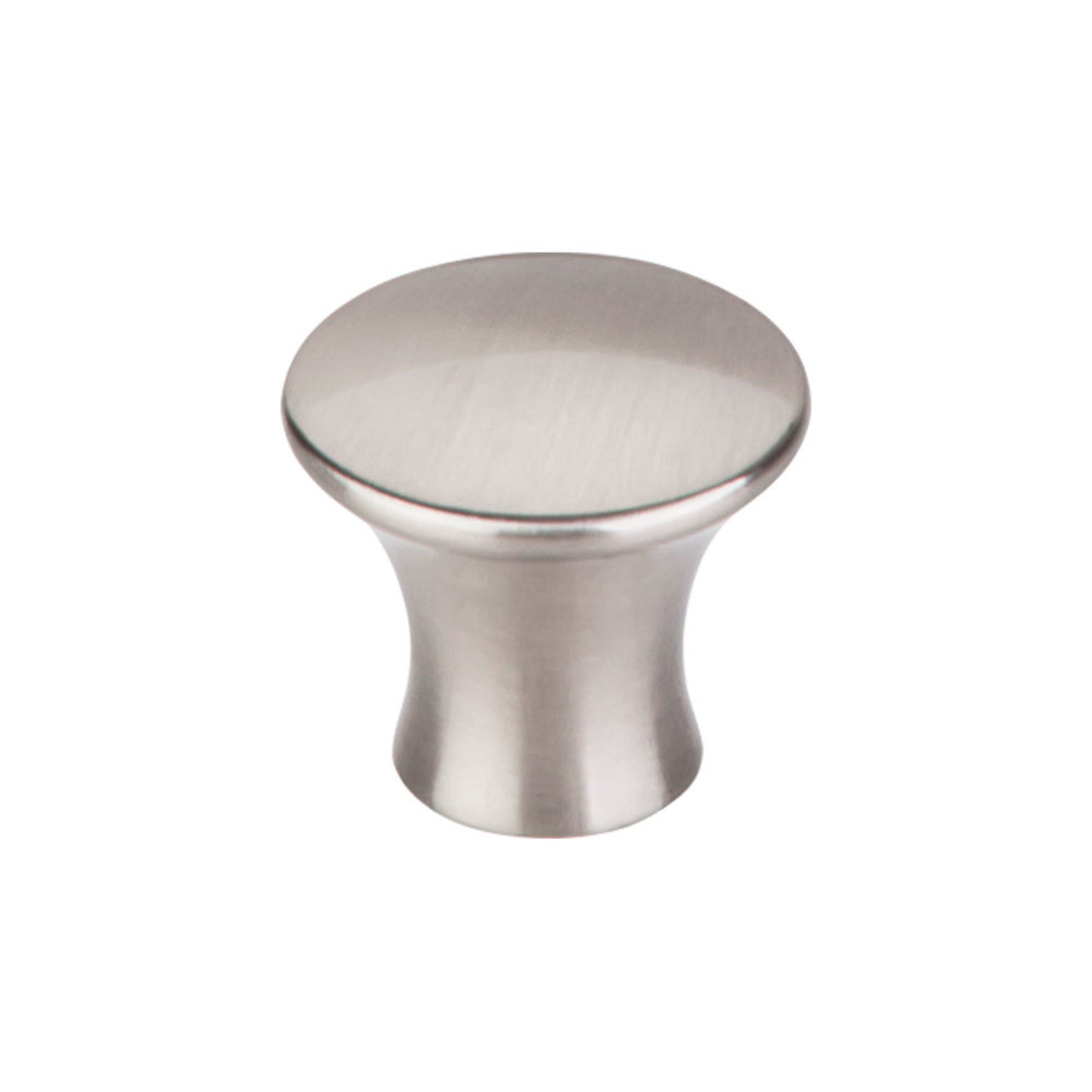 Top Knobs TK591BSN: 1-1/8" Oculus Round Cabinet Knob - Brushed Satin Nickel