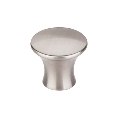 Top Knobs TK591BSN: 1-1/8" Oculus Round Cabinet Knob - Brushed Satin Nickel