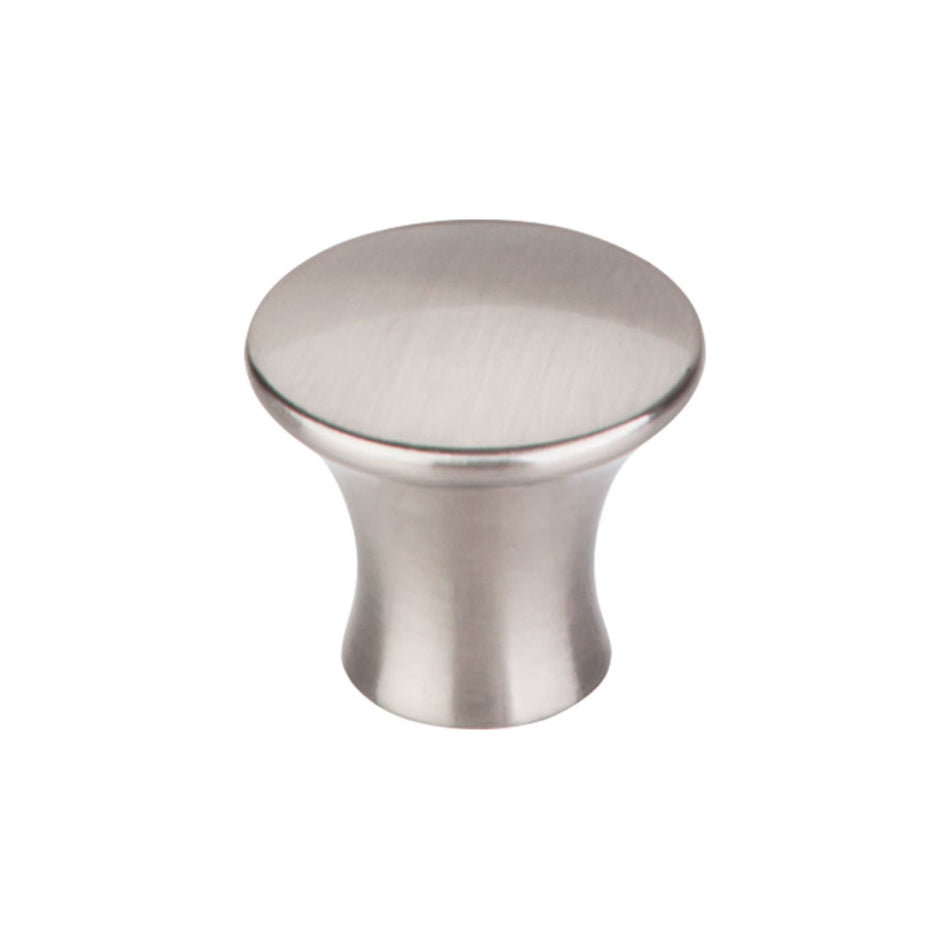 Top Knobs TK591BSN: 1-1/8" Oculus Round Cabinet Knob - Brushed Satin Nickel