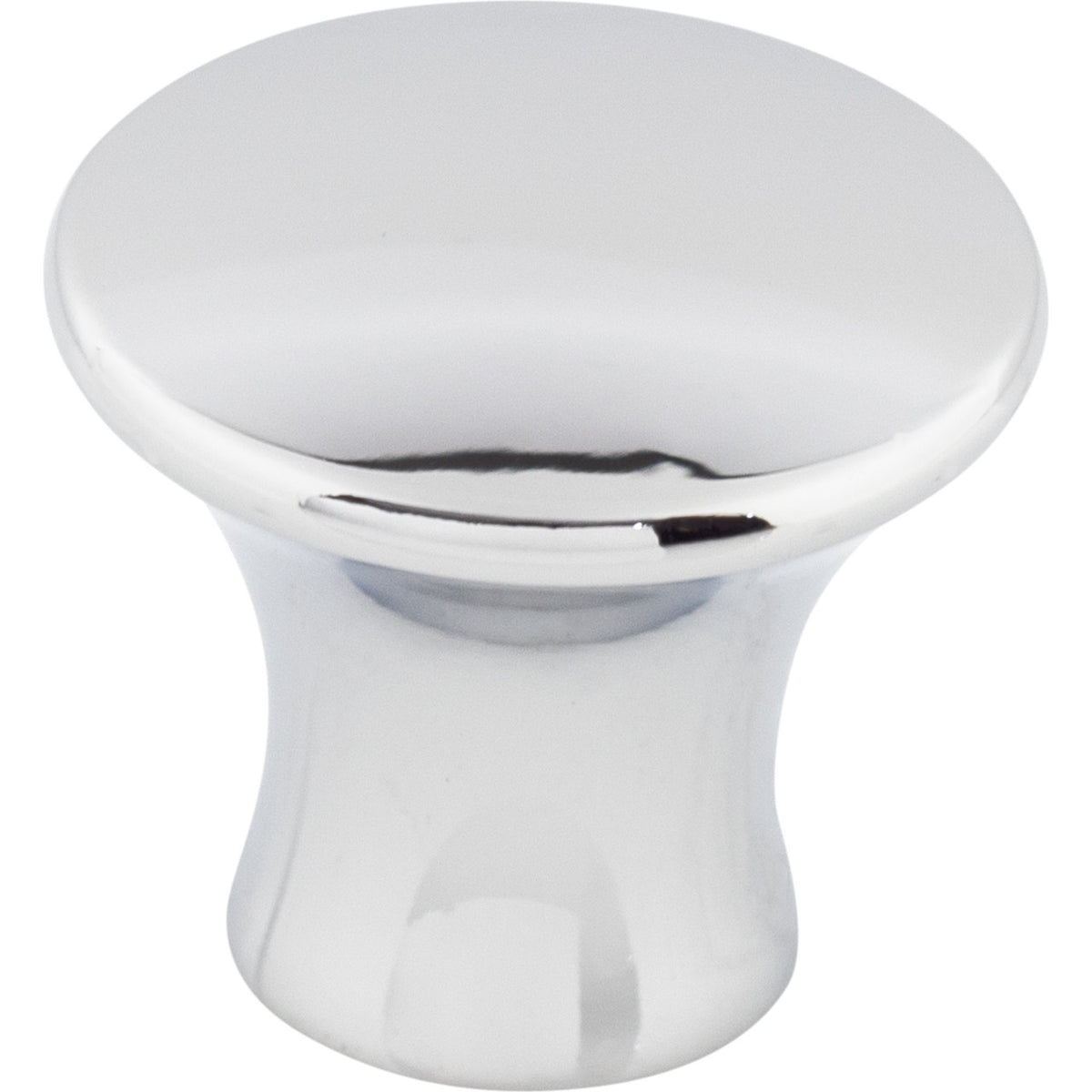 Top Knobs TK591PC: 1-1/8" Oculus Round Cabinet Knob - Polished Chrome