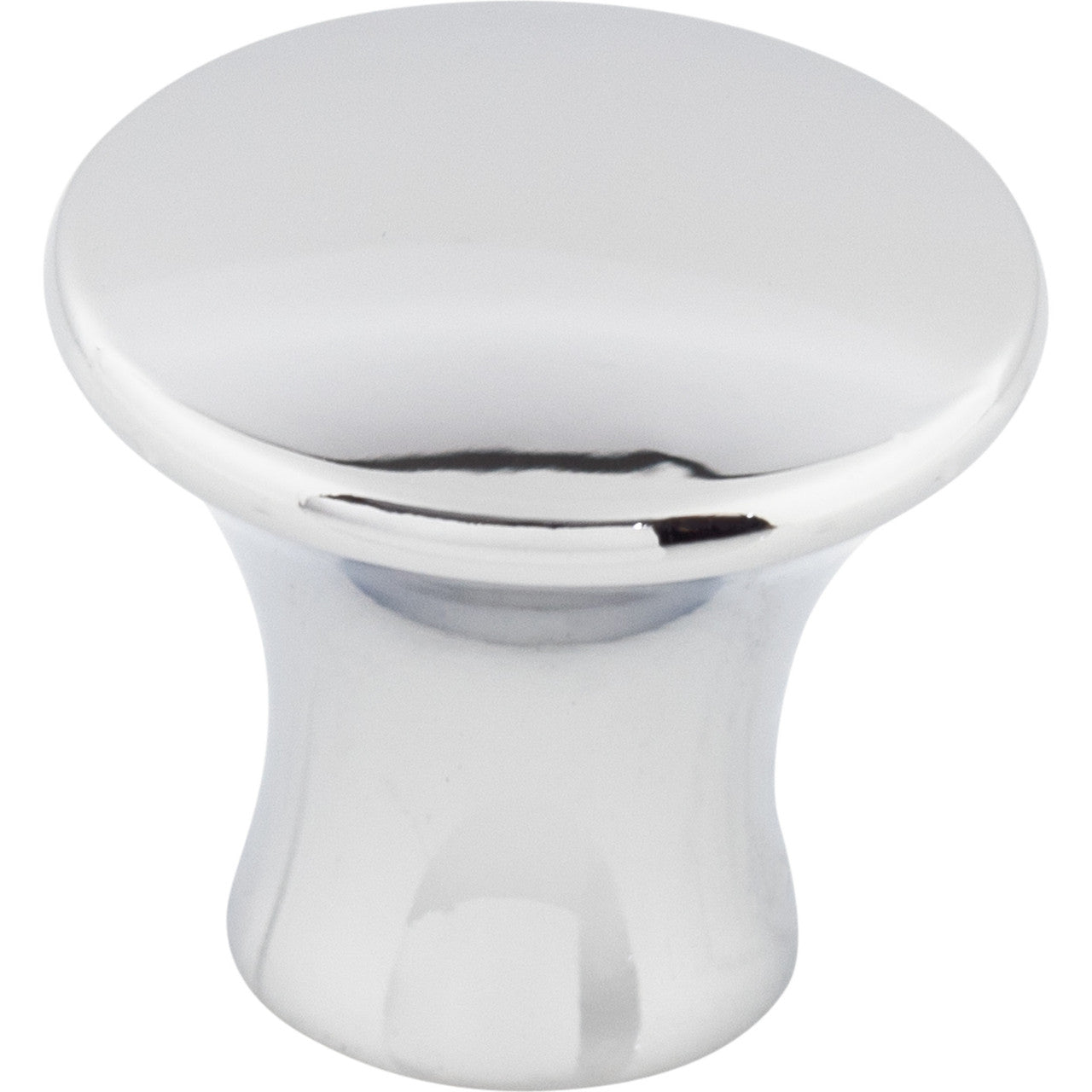 Top Knobs TK591PC: 1-1/8" Oculus Round Cabinet Knob - Polished Chrome