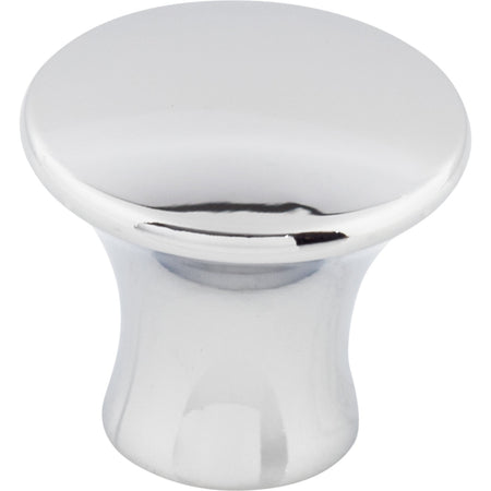 Top Knobs TK591PC: 1-1/8" Oculus Round Cabinet Knob - Polished Chrome