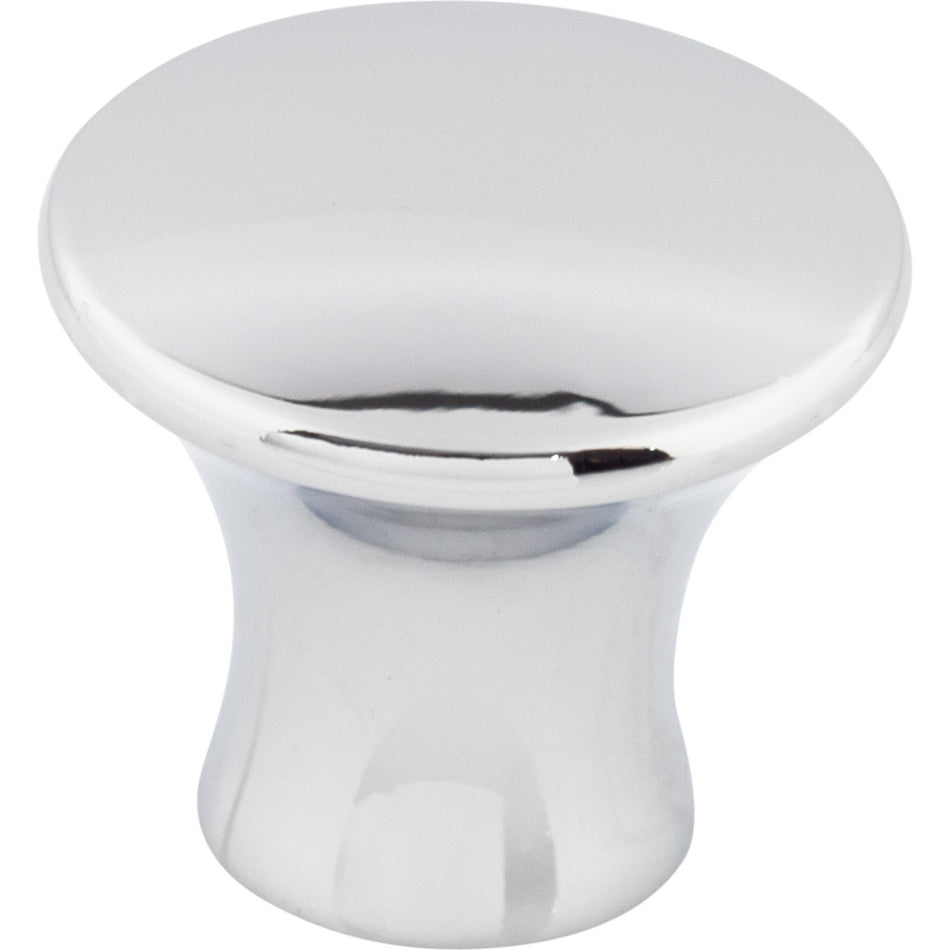 Top Knobs TK591PC: 1-1/8" Oculus Round Cabinet Knob - Polished Chrome