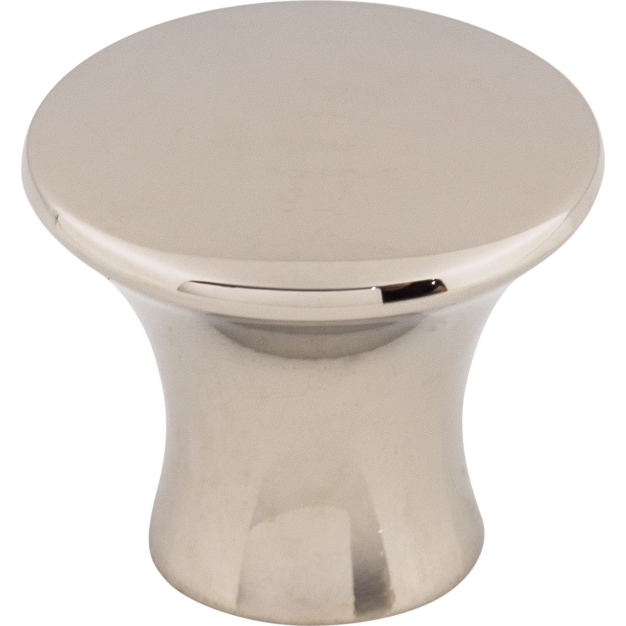 Top Knobs TK591PN: 1-1/8" Oculus Round Cabinet Knob - Polished Nickel