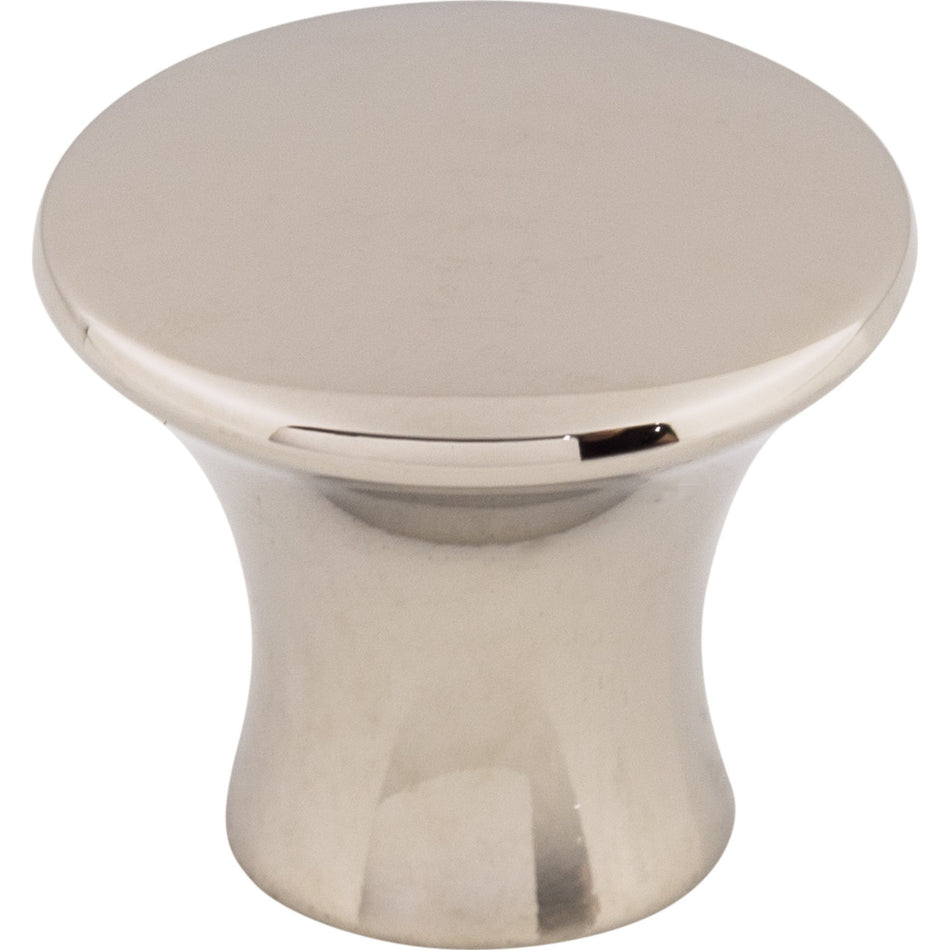 Top Knobs TK591PN: 1-1/8" Oculus Round Cabinet Knob - Polished Nickel