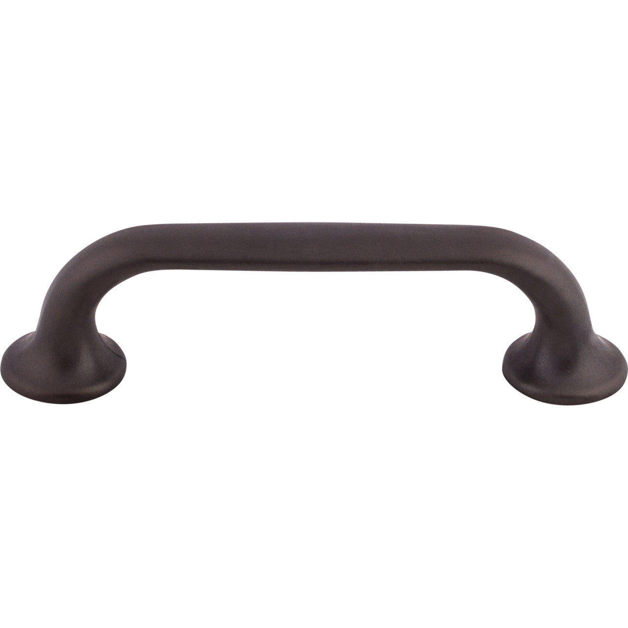 Top Knobs TK593SAB: 3-3/4" cc Oculus D-Handle Cabinet Pull - Sable