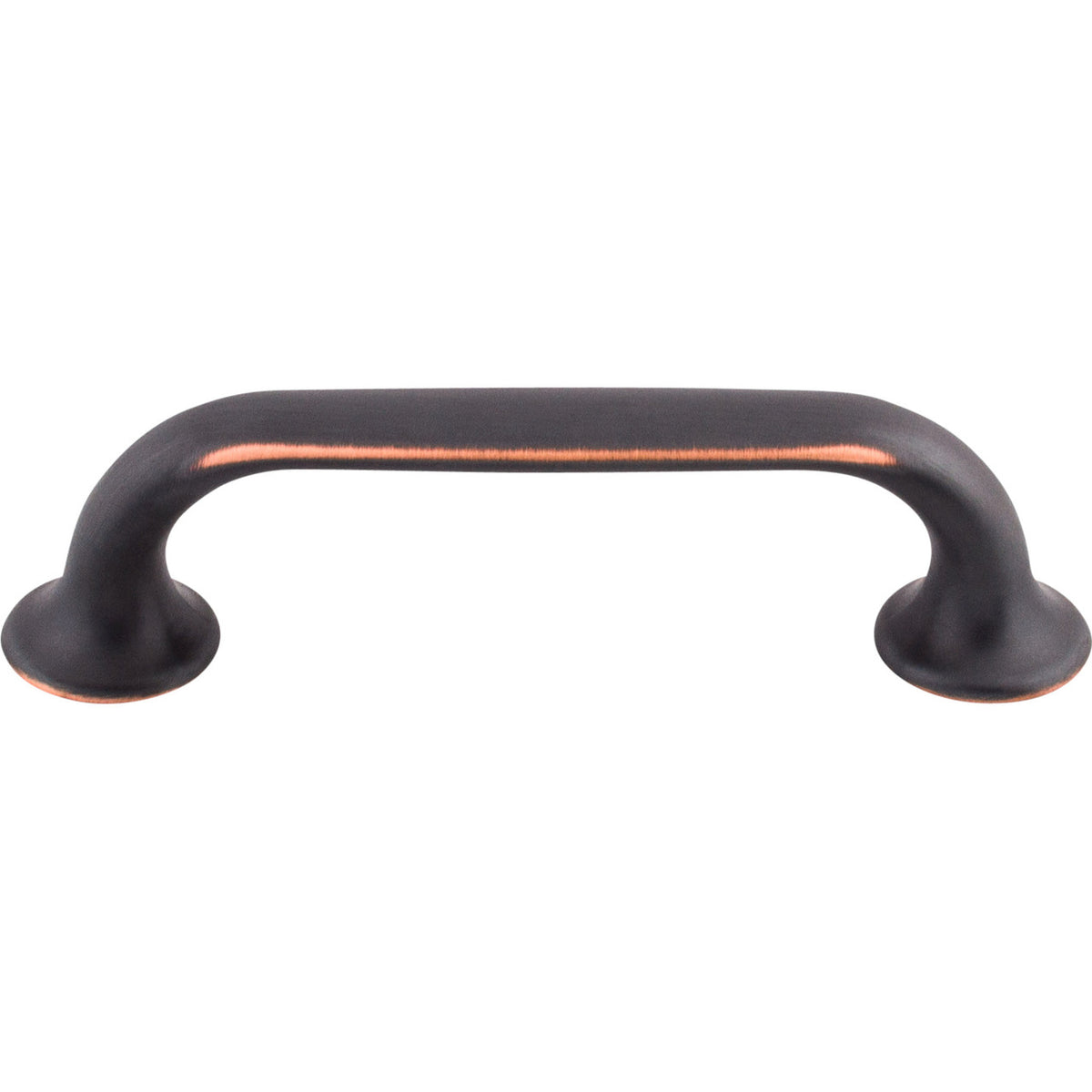 Top Knobs TK593UM: 3-3/4" cc Oculus D-Handle Cabinet Pull - Umbrio