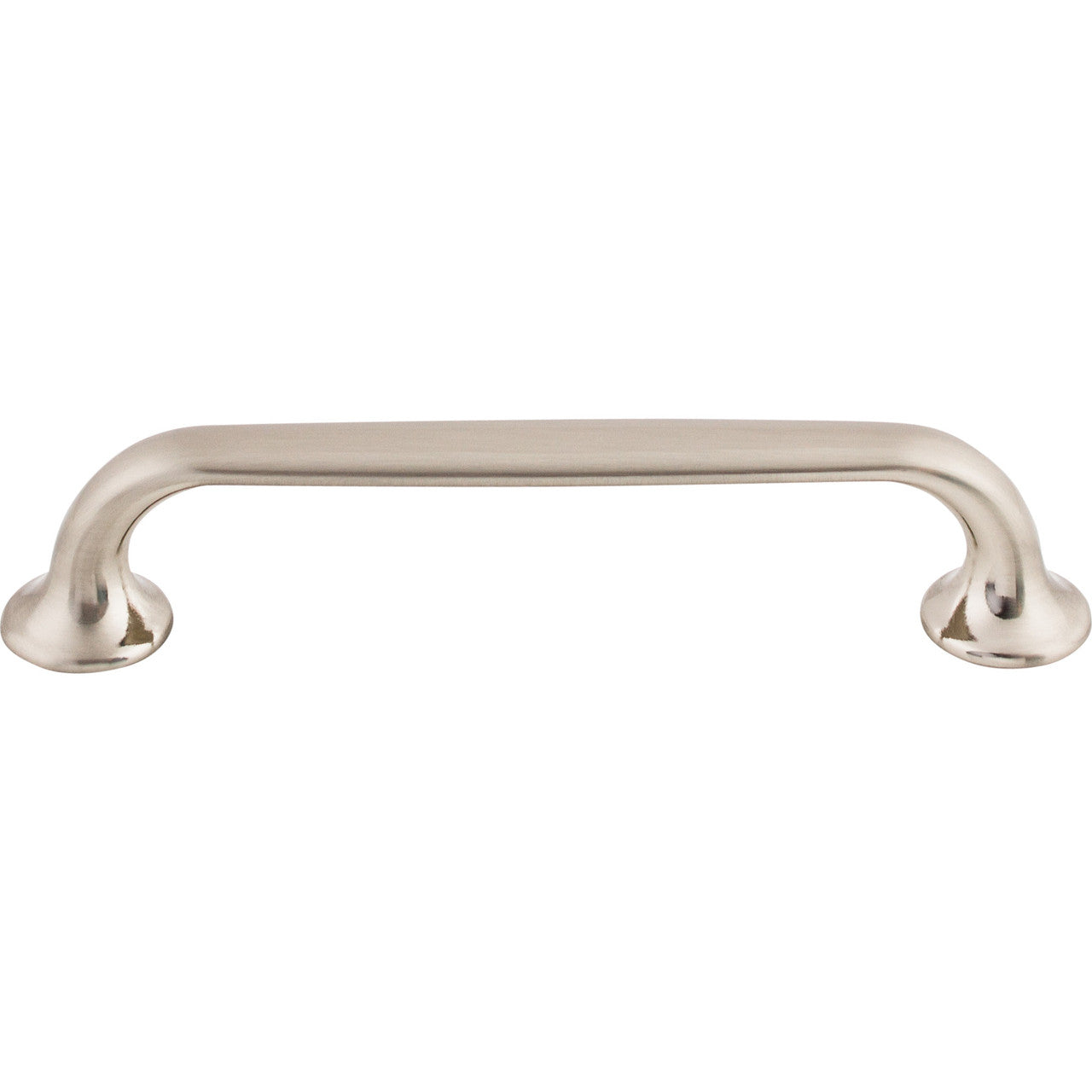 Top Knobs TK594BSN: 5-1/16" cc Oculus D-Handle Cabinet Pull - Brushed Satin Nickel