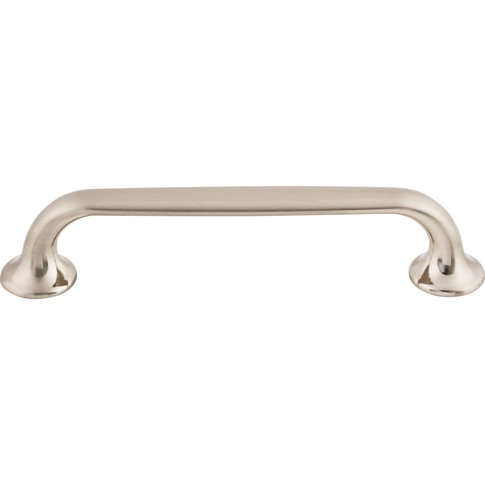 Top Knobs TK594BSN: 5-1/16" cc Oculus D-Handle Cabinet Pull - Brushed Satin Nickel