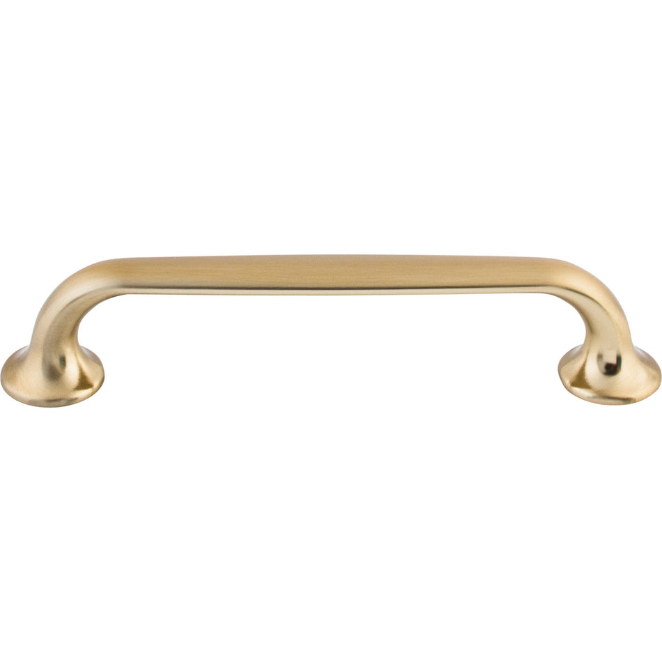 Top Knobs TK594HB: 5-1/16" cc Oculus D-Handle Cabinet Pull - Honey Bronze