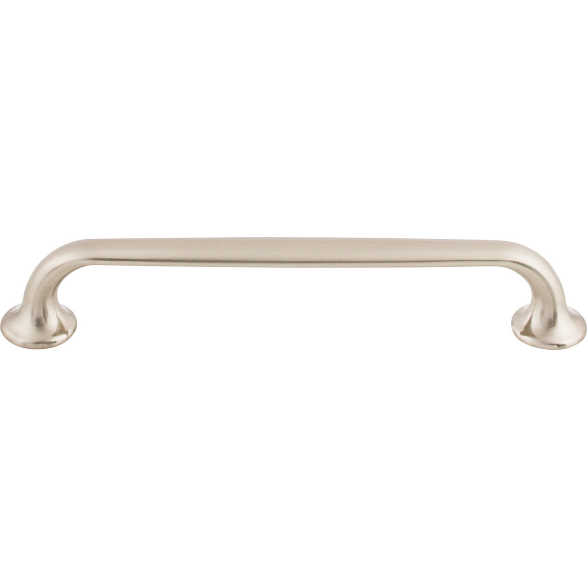 Top Knobs TK595BSN: 6-5/16" cc Oculus D-Handle Cabinet Pull - Brushed Satin Nickel