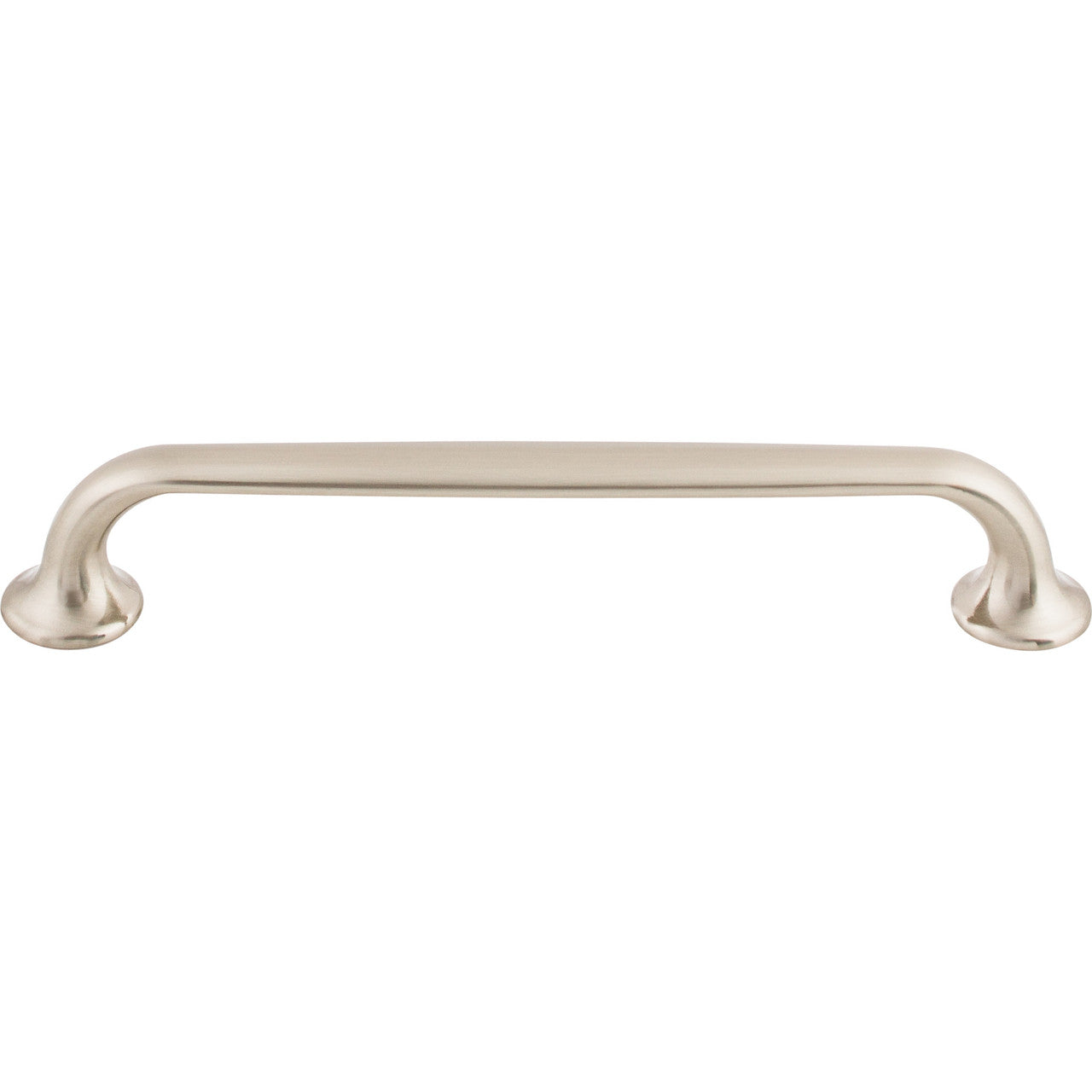 Top Knobs TK595BSN: 6-5/16" cc Oculus D-Handle Cabinet Pull - Brushed Satin Nickel