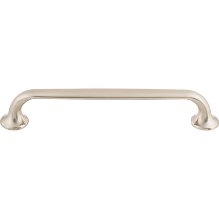 Top Knobs TK595BSN: 6-5/16" cc Oculus D-Handle Cabinet Pull - Brushed Satin Nickel