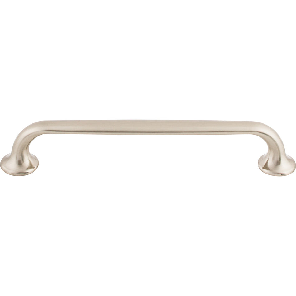 Top Knobs TK595BSN: 6-5/16" cc Oculus D-Handle Cabinet Pull - Brushed Satin Nickel