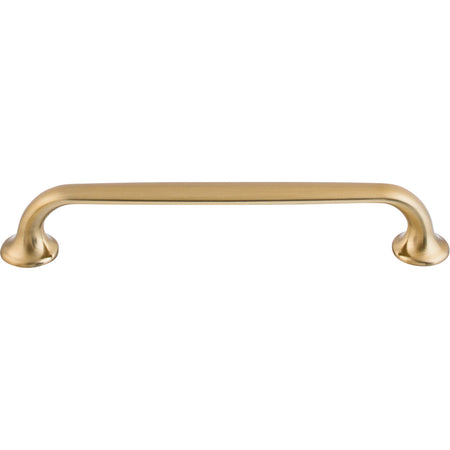 Top Knobs TK595HB: 6-5/16" cc Oculus D-Handle Cabinet Pull - Honey Bronze