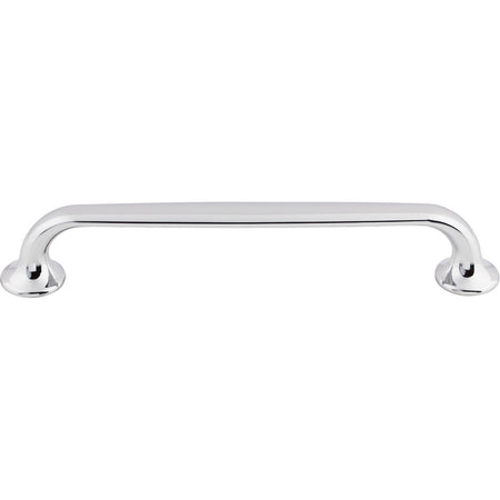 Top Knobs TK595PC: 6-5/16" cc Oculus D-Handle Cabinet Pull - Polished Chrome