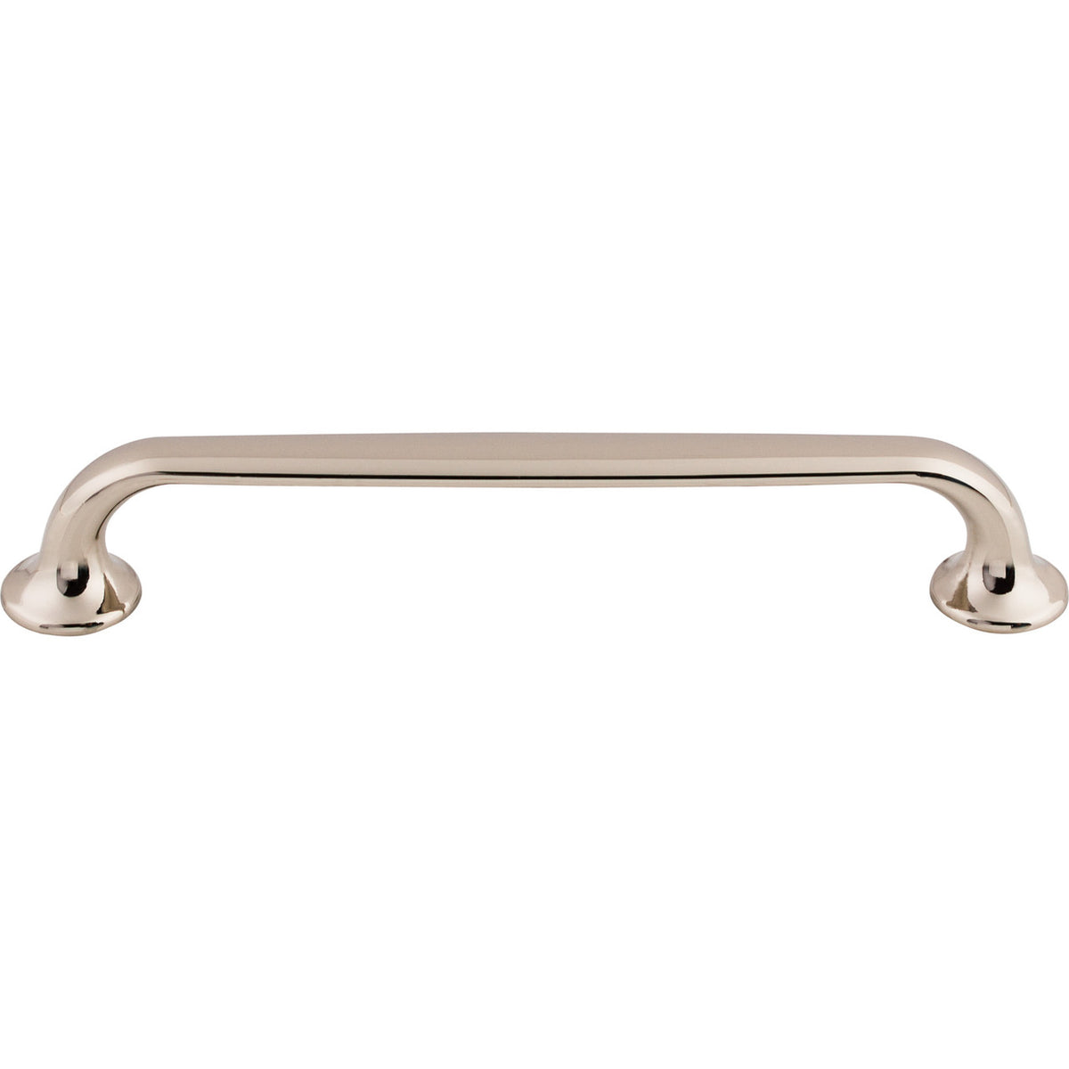 Top Knobs TK595PN: 6-5/16" cc Oculus D-Handle Cabinet Pull - Polished Nickel