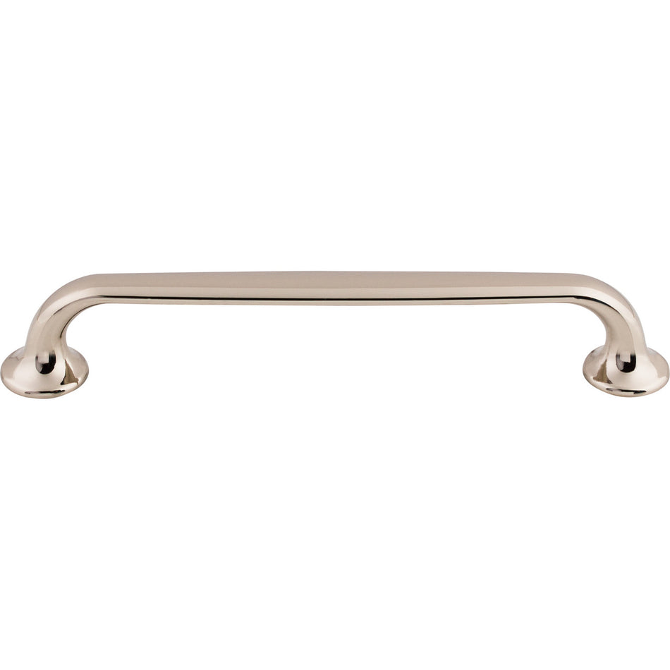 Top Knobs TK595PN: 6-5/16" cc Oculus D-Handle Cabinet Pull - Polished Nickel