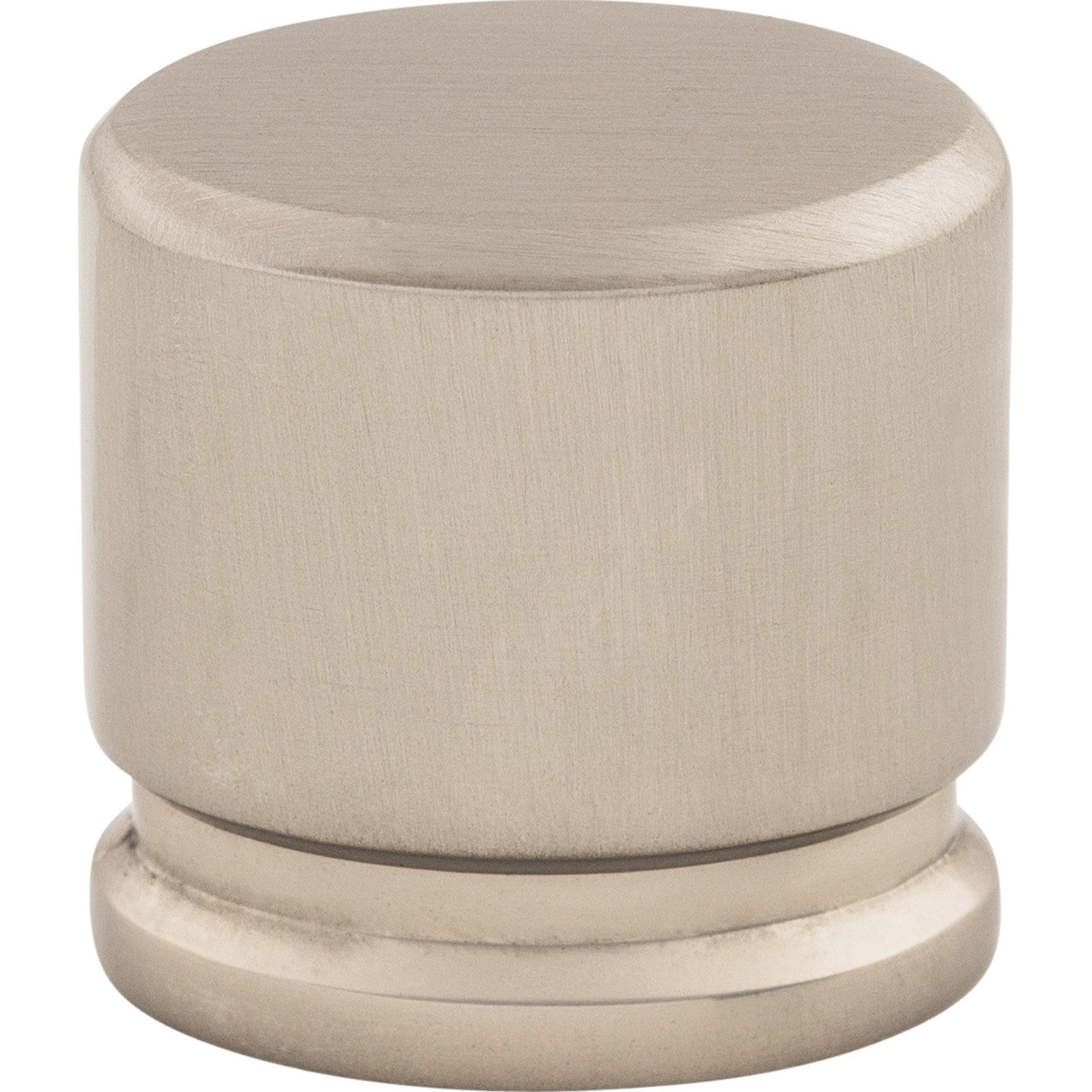 Top Knobs TK59BSN: 1-1/8" Sanctuary Oval Cabinet Knob - Brushed Satin Nickel