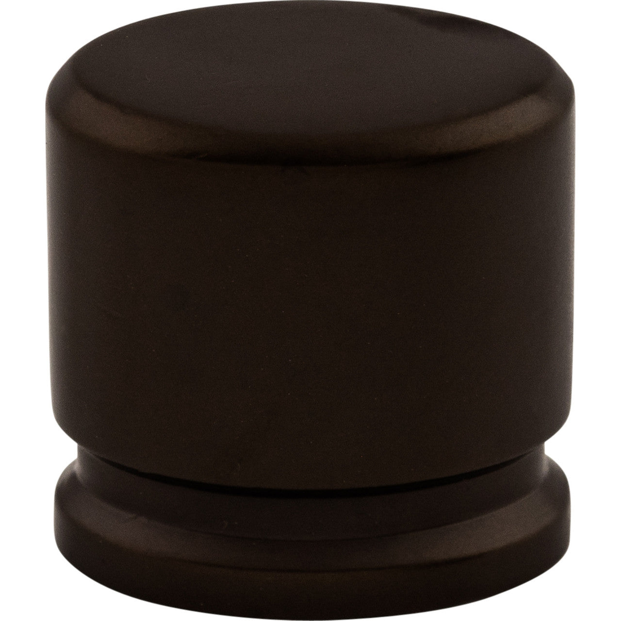 Top Knobs TK59ORB: 1-1/8" Sanctuary Oval Cabinet Knob - Oil Rubbed Bronze