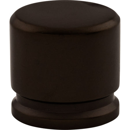 Top Knobs TK59ORB: 1-1/8" Sanctuary Oval Cabinet Knob - Oil Rubbed Bronze