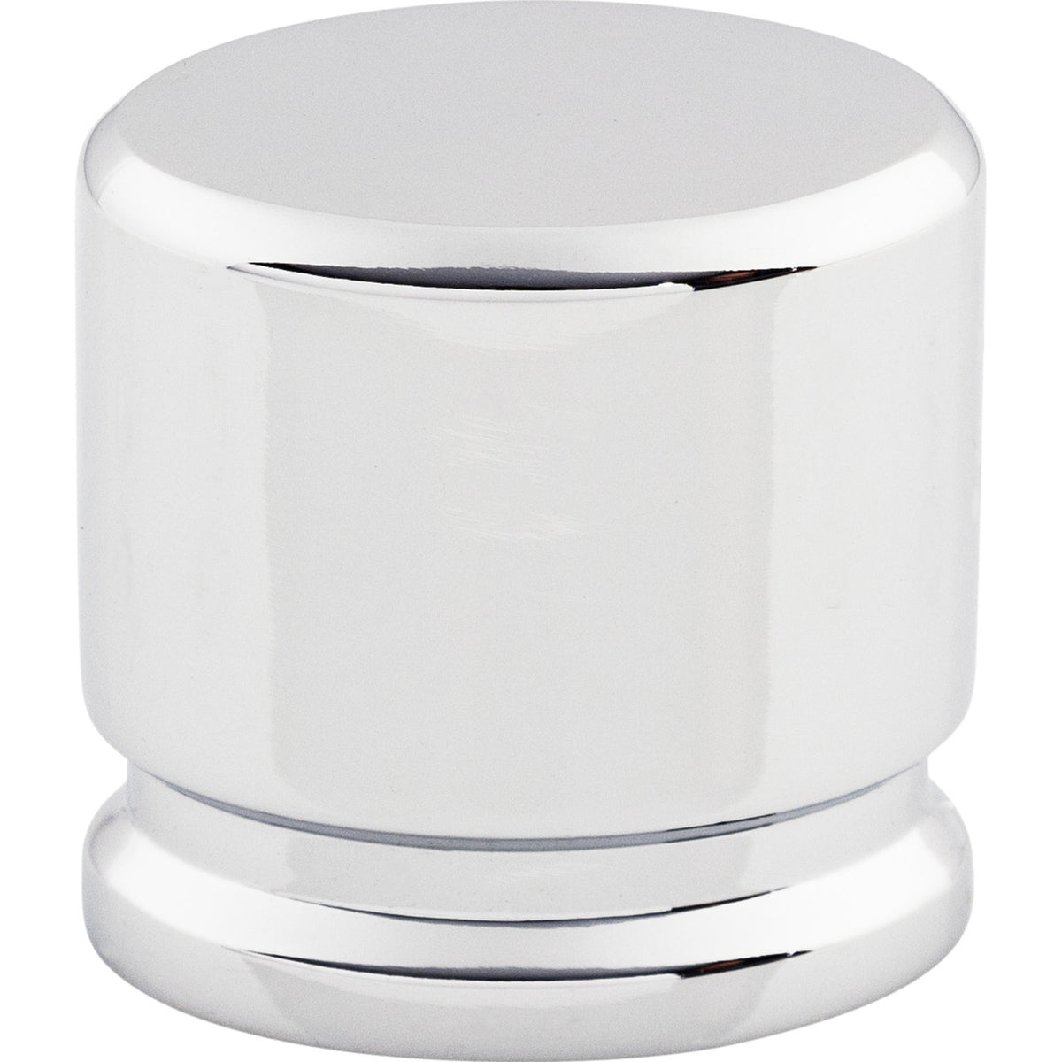 Top Knobs TK59PC: 1-1/8" Sanctuary Oval Cabinet Knob - Polished Chrome