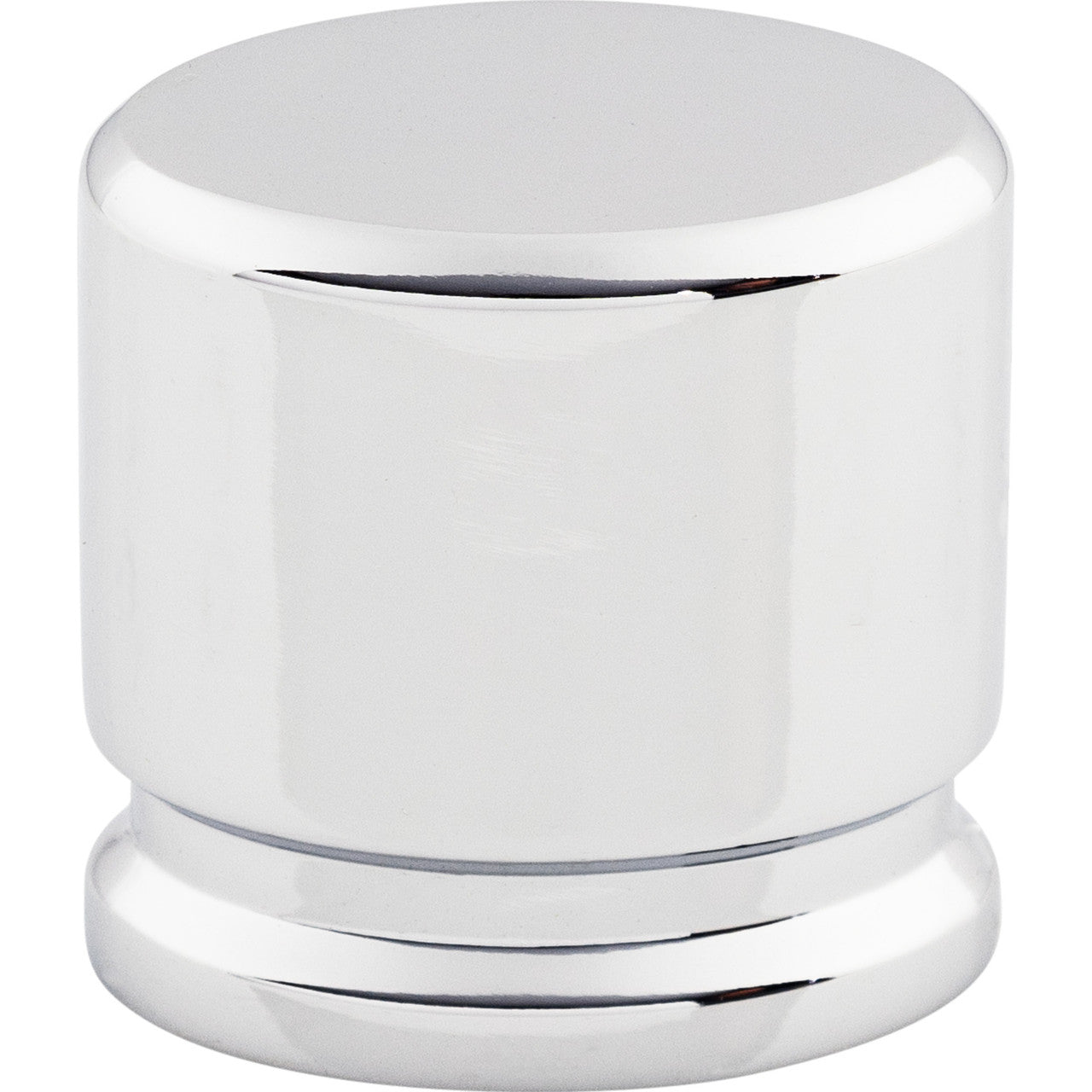 Top Knobs TK59PC: 1-1/8" Sanctuary Oval Cabinet Knob - Polished Chrome