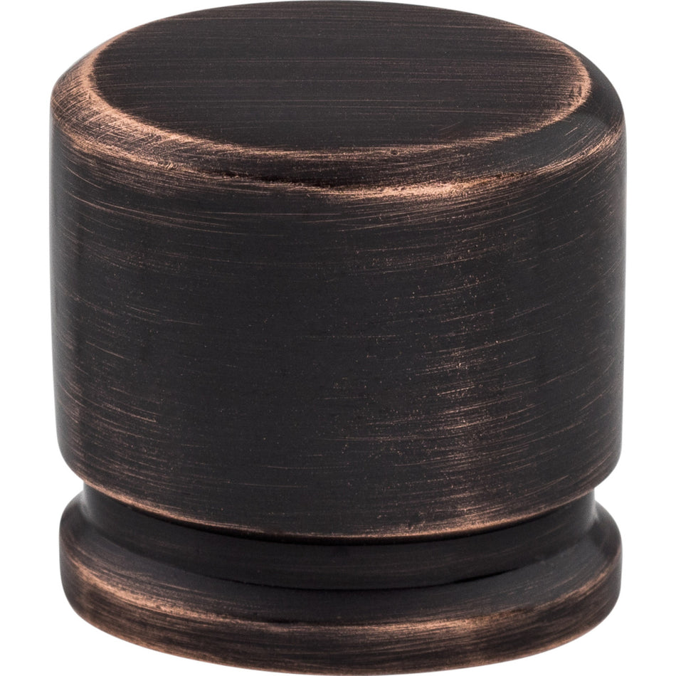 Top Knobs TK59TB: 1-1/8" Sanctuary Oval Cabinet Knob - Tuscan Bronze