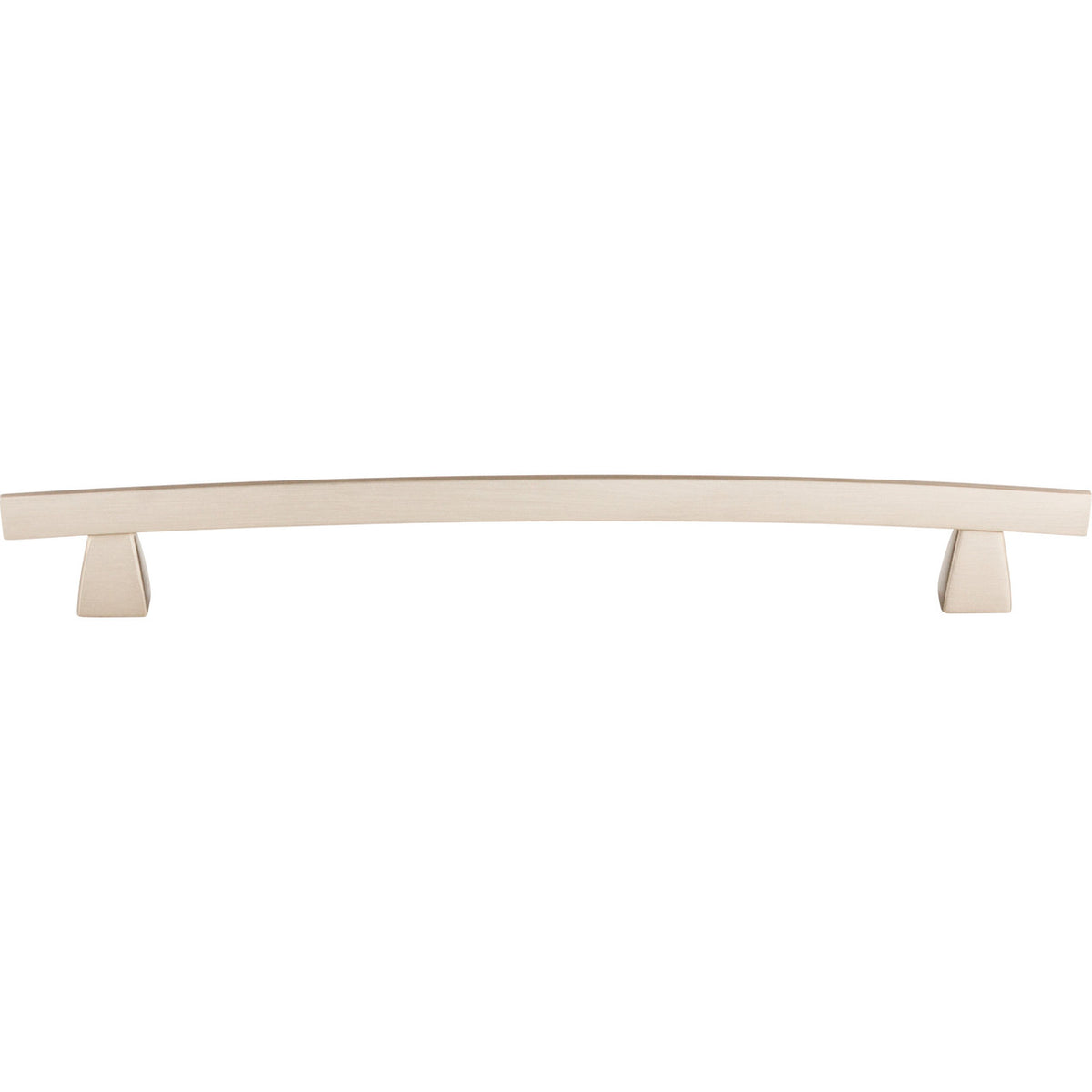 Top Knobs TK5BSN: 8" cc Sanctuary Arched Bar Cabinet Pull - Brushed Satin Nickel