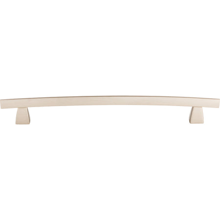Top Knobs TK5BSN: 8" cc Sanctuary Arched Bar Cabinet Pull - Brushed Satin Nickel