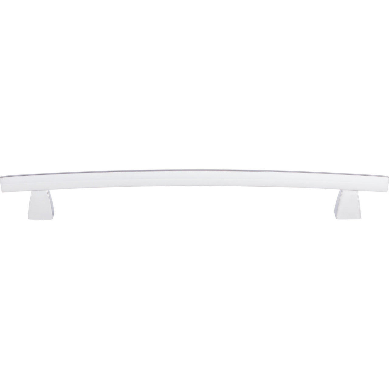 Top Knobs TK5PC: 8" cc Sanctuary Arched Bar Cabinet Pull - Polished Chrome
