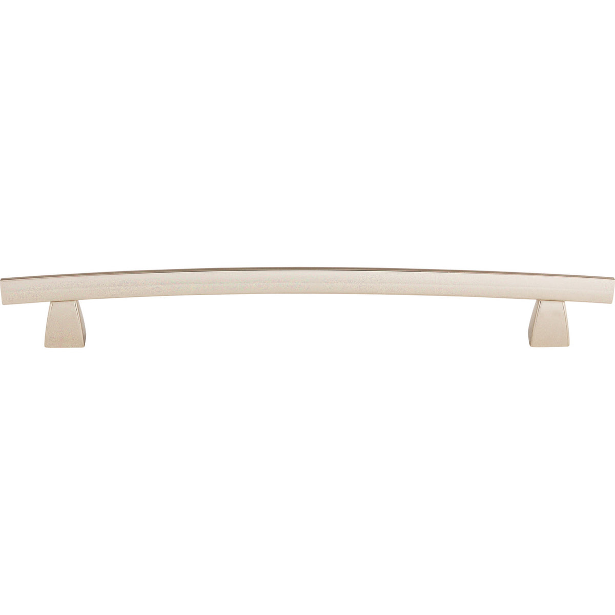 Top Knobs TK5PN: 8" cc Sanctuary Arched Bar Cabinet Pull - Polished Nickel