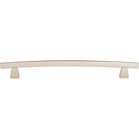 Top Knobs TK5PN: 8" cc Sanctuary Arched Bar Cabinet Pull - Polished Nickel