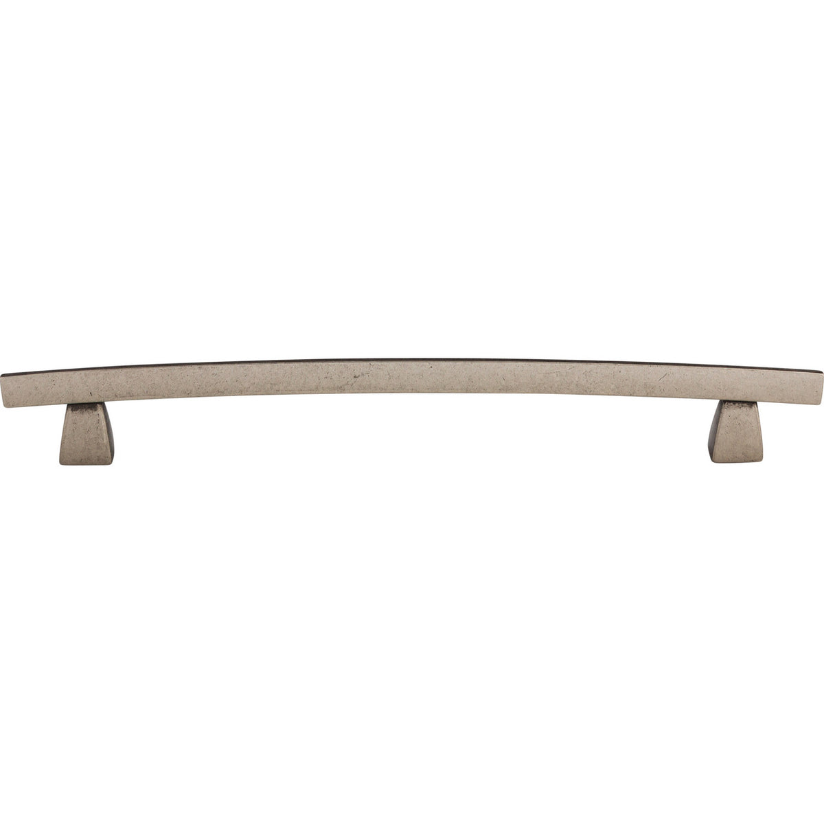 Top Knobs TK5PTA: 8" cc Sanctuary Arched Bar Cabinet Pull - Pewter Antique