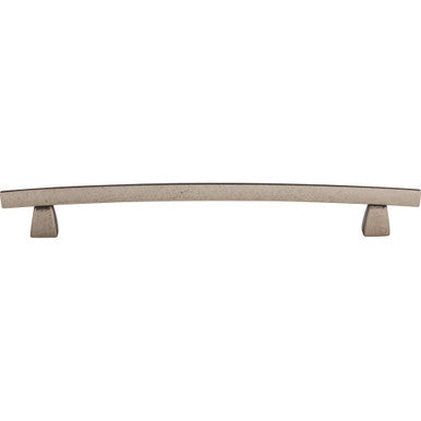 Top Knobs TK5PTA: 8" cc Sanctuary Arched Bar Cabinet Pull - Pewter Antique