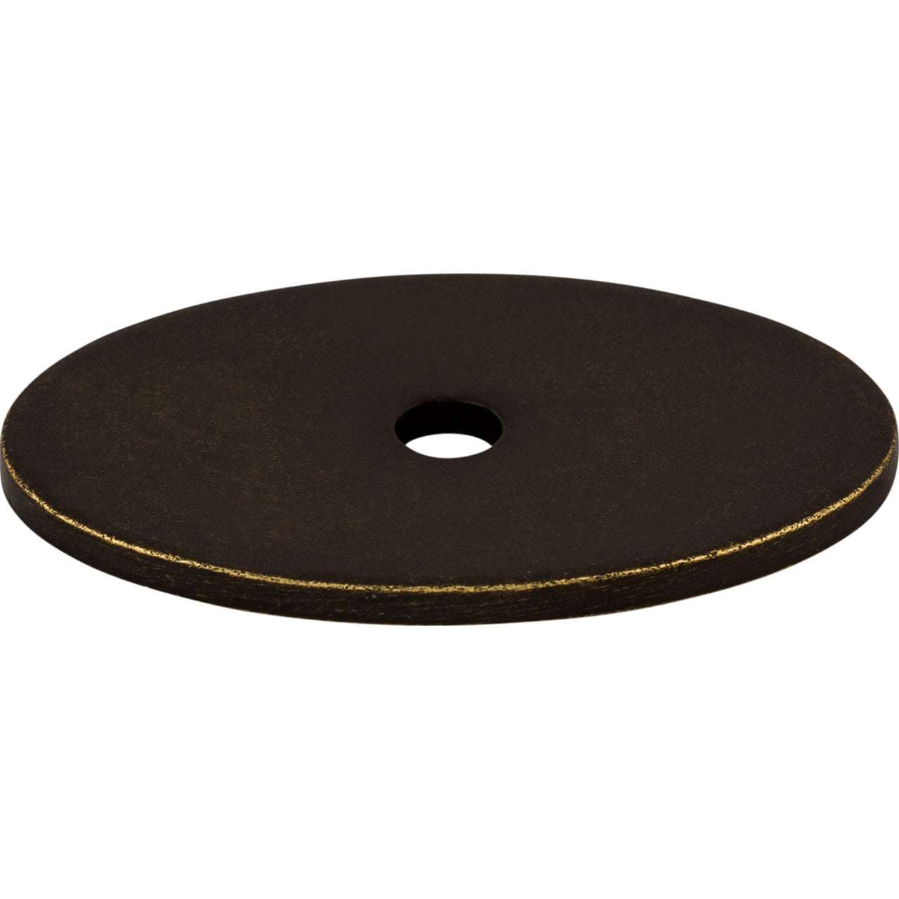 Top Knobs TK60GBZ: Sanctuary Oval Backplate - German Bronze