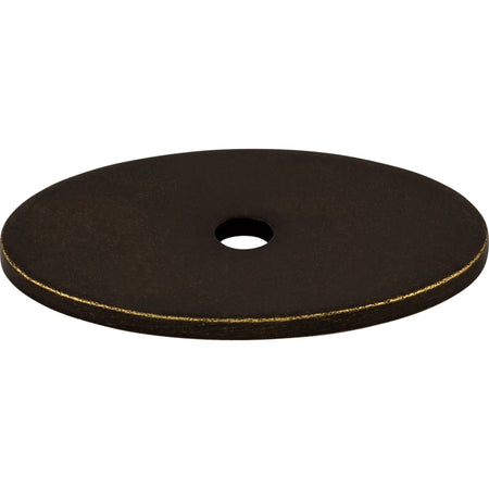 Top Knobs TK60GBZ: Sanctuary Oval Backplate - German Bronze