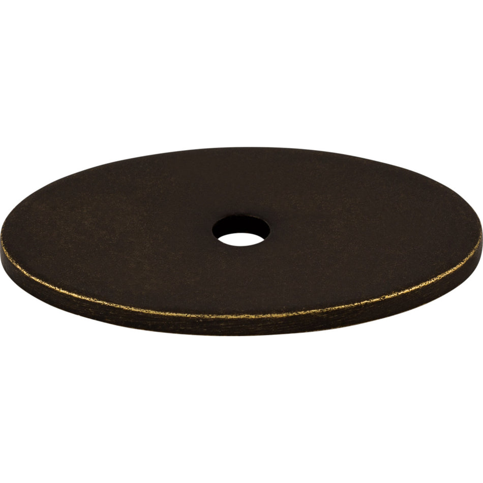 Top Knobs TK60GBZ: Sanctuary Oval Backplate - German Bronze