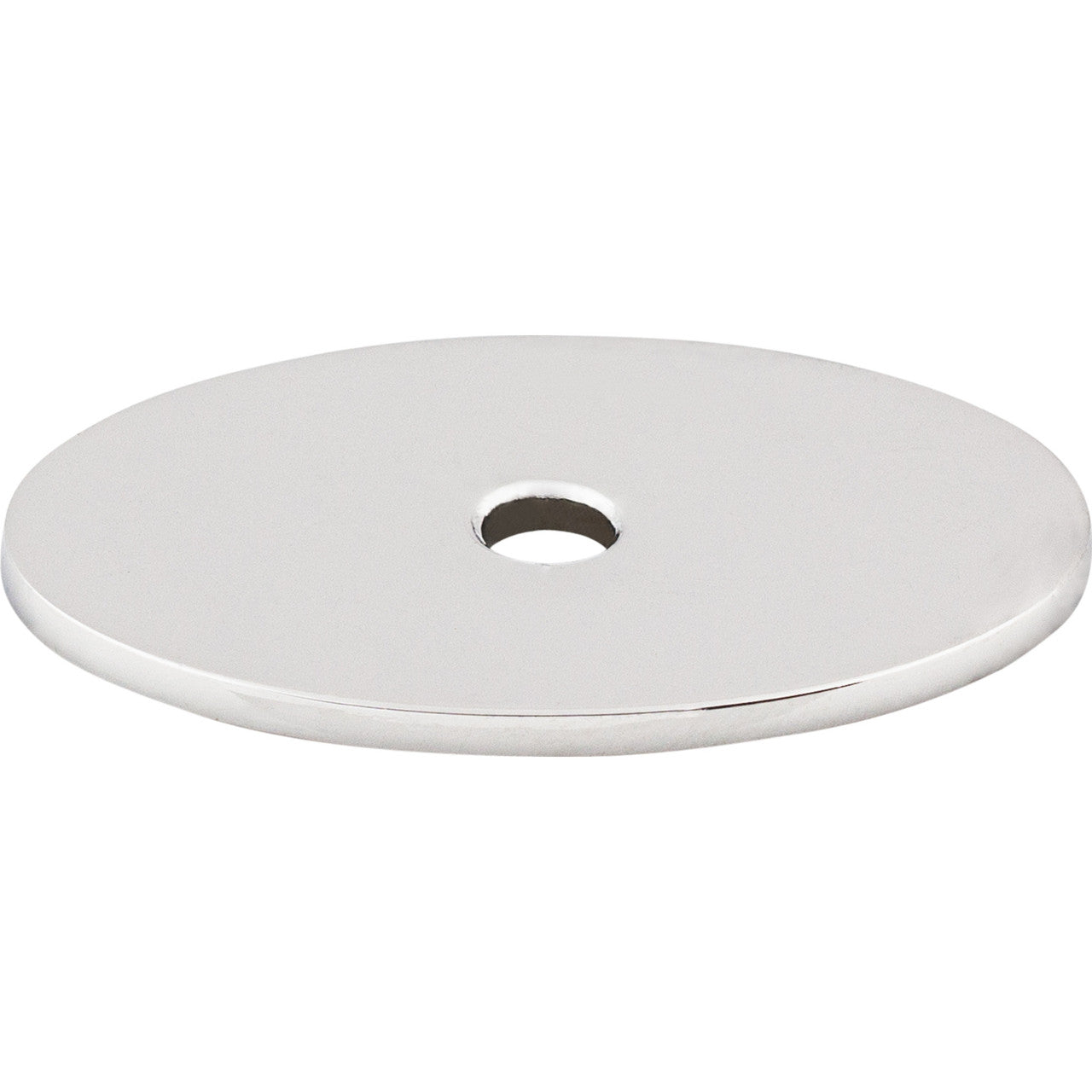Top Knobs TK60PC: Sanctuary Oval Backplate - Polished Chrome