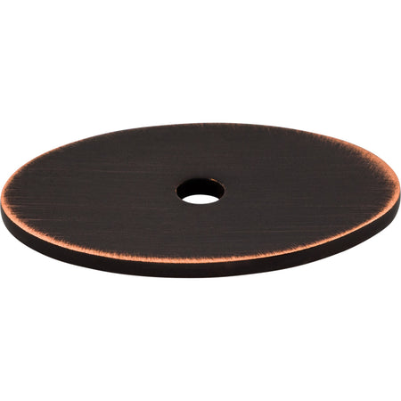 Top Knobs TK60TB: Sanctuary Oval Backplate - Tuscan Bronze