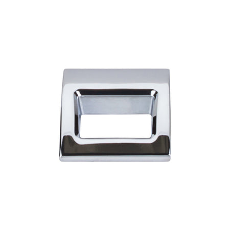 Top Knobs TK615PC: Tango Finger Cabinet Pull - Polished Chrome
