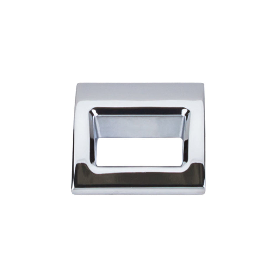Top Knobs TK615PC: Tango Finger Cabinet Pull - Polished Chrome