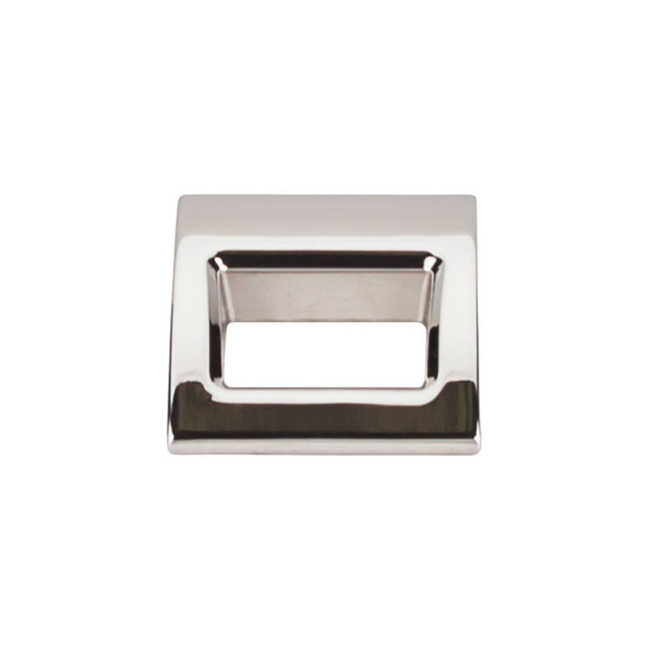 Top Knobs TK615PN: Tango Finger Cabinet Pull - Polished Nickel