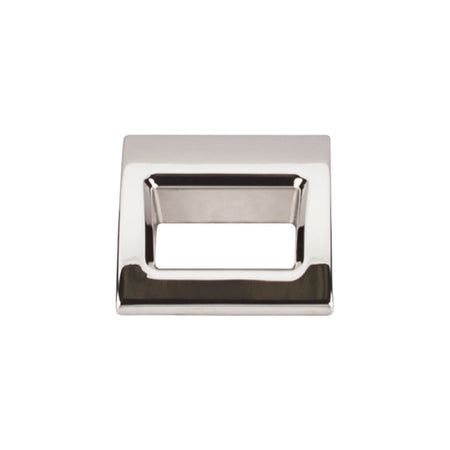 Top Knobs TK615PN: Tango Finger Cabinet Pull - Polished Nickel