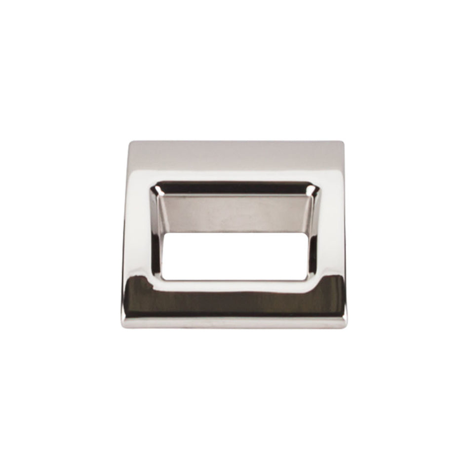 Top Knobs TK615PN: Tango Finger Cabinet Pull - Polished Nickel