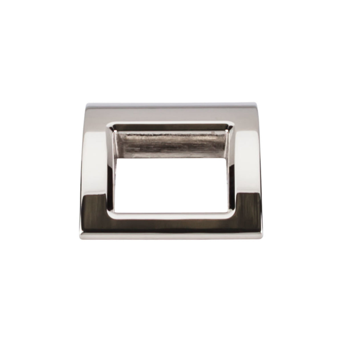 Top Knobs TK616PN: Tango Finger Cabinet Pull - Polished Nickel