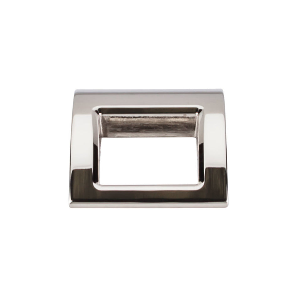 Top Knobs TK616PN: Tango Finger Cabinet Pull - Polished Nickel