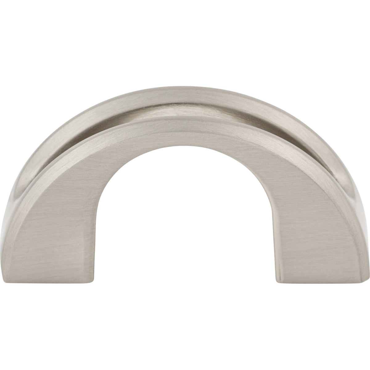 Top Knobs TK617BSN: 1-1/4" cc Tango Finger Cabinet Pull - Brushed Satin Nickel