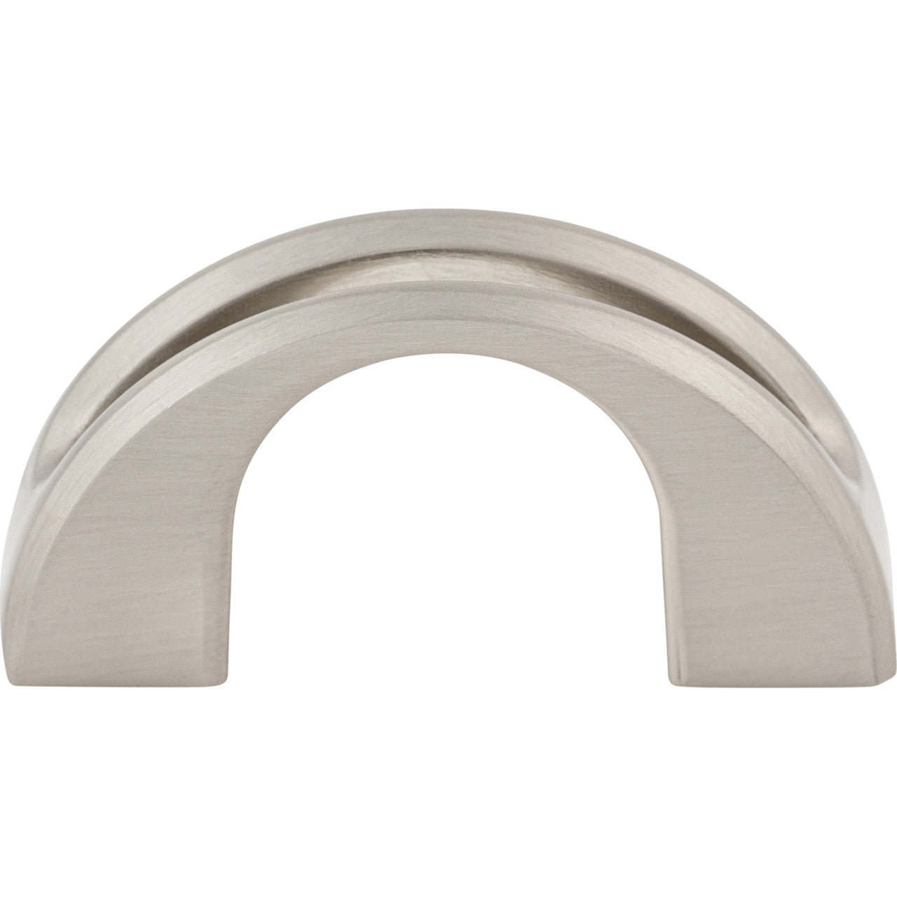 Top Knobs TK617BSN: 1-1/4" cc Tango Finger Cabinet Pull - Brushed Satin Nickel