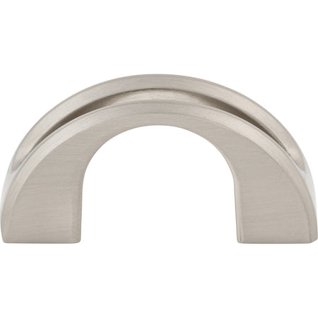 Top Knobs TK617BSN: 1-1/4" cc Tango Finger Cabinet Pull - Brushed Satin Nickel